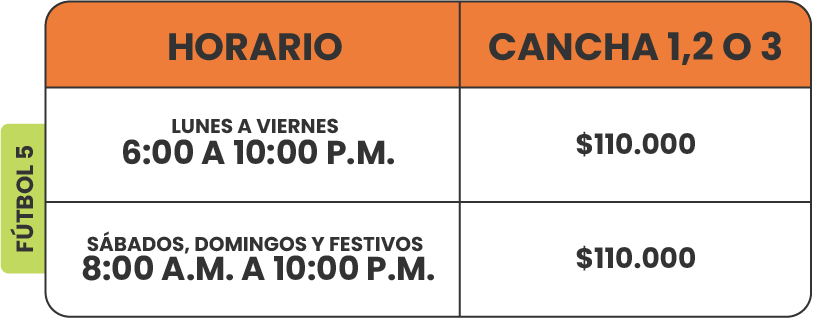 PRECIOS FUTBOL 5_2026