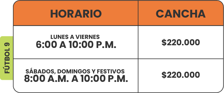 PRECIOS FUTBOL 9_2026
